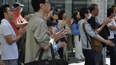 横浜市長選、折り返し 夏日の中、各候補が支援訴え パワハラ問題は評価分かれる