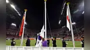 アジア大会サッカー韓国優勝、表彰式で国旗掲揚トラブル…観客からブーイング