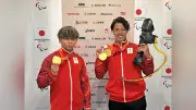 アジアパラ陸上金の大島選手と久野選手、名古屋で会見し喜び語る
