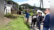 「幸せの国」ブータン、丹波篠山で獣害対策を学ぶ 電気柵や花火の実演