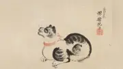 ネズミ除けの猫絵「新田猫」 養蚕農家の切実な祈り 県立歴史博物館蔵