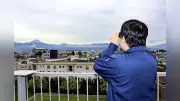 富士山初冠雪、目視観測に幕 今季から気象衛星など最新技術で