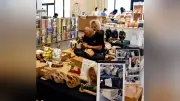 佐賀の伝承芸能「面浮立」の鬼の面制作実演会 職人技を披露