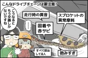 ドライブチェーンの交換時期の見極め方｜異音やプレートの波打ちに要注意