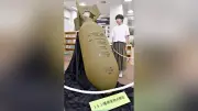 吹田市の平和祈念資料館に１トン爆弾の実物大模型、戦争の惨状伝える