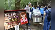 小児がんで6歳で逝った娘、遍路道の無人接待所が開設5年 巡礼者に飲み物もてなす