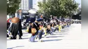 長湫の警固祭り、女性3人が初参加 愛知・長久手市で鉄砲隊が勇壮に演舞