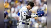 大谷翔平、敵地で４打数無安打 ドジャースは２連敗