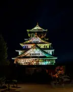 大阪城で日伊国交160周年記念プロジェクションマッピング『SINFONIA』開幕