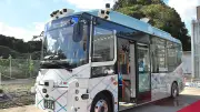 自動運転バス、つくば市で運行開始 来年度のレベル4目指す