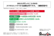 スマホ副業、7割がアンケート回答を経験、月収は5千円未満が最多