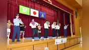 栃木プロレスが高校で闇バイト防止劇、華麗な技で勧誘役を撃退