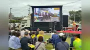 「ツール・ド・九州」唐津で初開催、市役所前PVに歓声 選手の通過に「かっこいい」