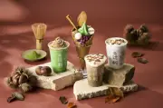 京都宇治「辻利」秋の限定メニュー3種が登場、栗とほうじ茶を堪能