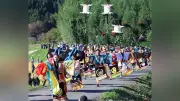 江戸時代から伝わる「山田大名行列」 気仙沼で３年ぶり開催、８６人が練り歩く