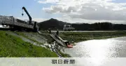 子吉川の氾濫特別警報から一夜明け、由利本荘市で排水作業続く